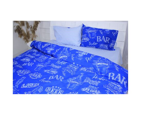 Постельное белье MirSon Бязь Ranforce Elite 17-0508 Beer Bar 220х240 King Size (2200004706689), изображение 2