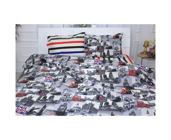 Постельное белье MirSon Бязь Ranforce Elite 17-0538 London Street 160х220 (2200004699240)