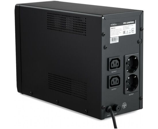 Пристрій безперебійного живлення Vinga LED 1200VA ( VPE-1200PRM2 ) (VPE-1200PRM2), зображення 3 Пристрій безперебійного живлення Vinga LED 1200VA ( VPE-1200PRM2 ) (VPE-1200PRM2), зображення 3