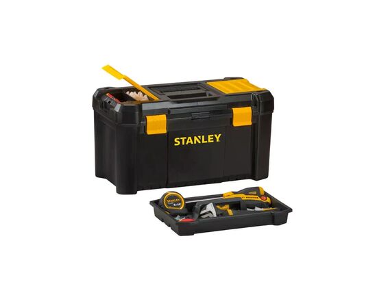 Ящик для инструментов Stanley ESSENTIAL, 480х250х250 мм (19), пластиковый (STST1-75520), изображение 3 Ящик для инструментов Stanley ESSENTIAL, 480х250х250 мм (19), пластиковый (STST1-75520), изображение 3