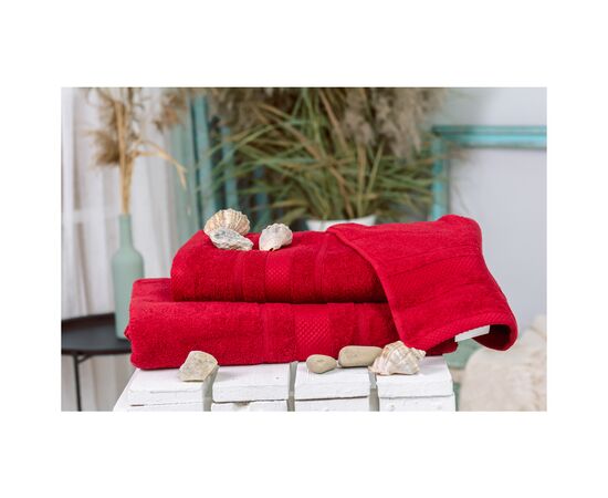 Полотенце MirSon набор банный №5000 SoftNess Bordo 50x90, 70x140, 100x150 (2200003182606)