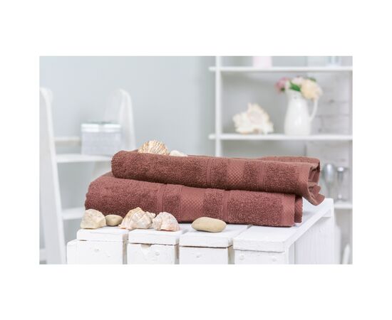 Рушник MirSon набір банний 5001 SoftNess Brown 50x90, 70x140 (2200003182934)