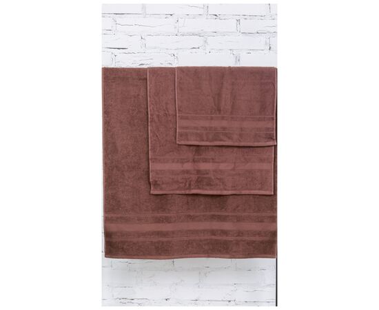 Полотенце MirSon набор банный №5001 SoftNess Brown 50x90, 70x140, 100x150 (2200003182613), изображение 2 Полотенце MirSon набор банный №5001 SoftNess Brown 50x90, 70x140, 100x150 (2200003182613), изображение 2