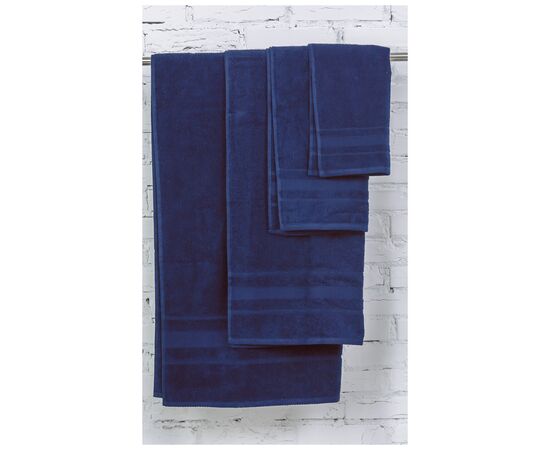 Полотенце MirSon набор банный №5003 SoftNess Darkblue 40x70, 50x90, 70x140, 1 (2200003183276), изображение 2 Полотенце MirSon набор банный №5003 SoftNess Darkblue 40x70, 50x90, 70x140, 1 (2200003183276), изображение 2
