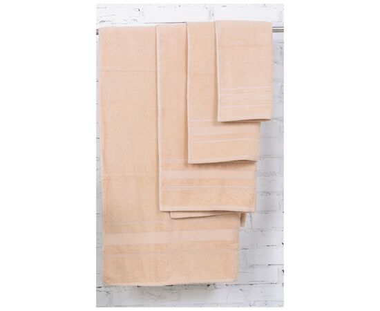 Полотенце MirSon набор банный №5005 SoftNess Ivory 40x70, 50x90, 70x140, 100x (2200003183290), изображение 2