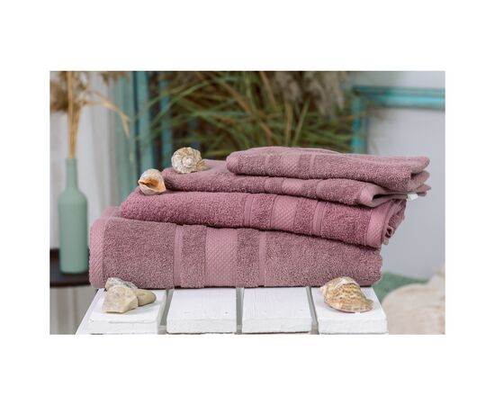 Полотенце MirSon набор банный №5013 SoftNess Violet 40x70, 50x90, 70x140, 100 (2200003183375)