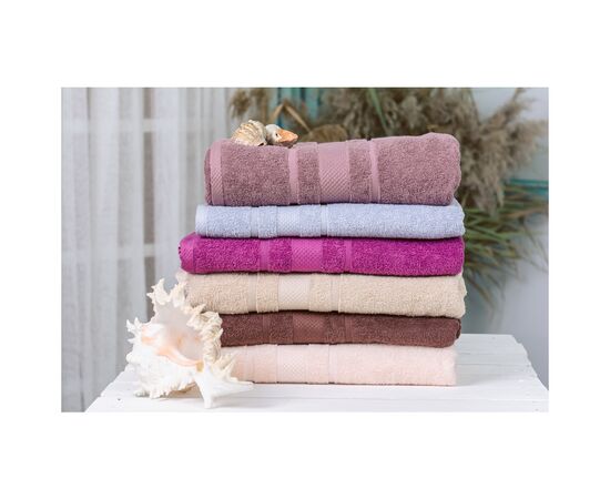 Полотенце MirSon набор банный №5025 SoftNes Delicacy 70x140 см 6 шт (2200003181128)