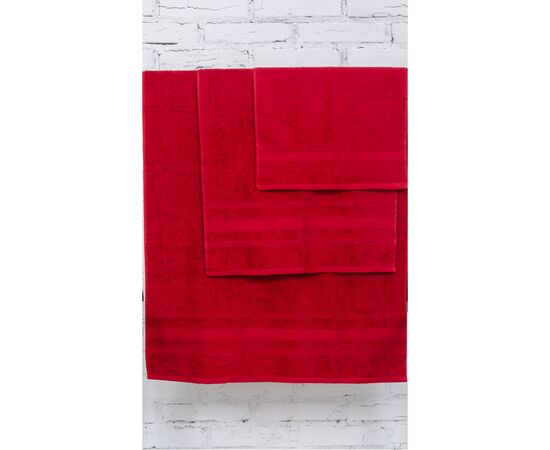 Полотенце MirSon набор банный №5070 Elite SoftNess Bordo 50х90, 70х140, 100х1 (2200003960907), изображение 3 Полотенце MirSon набор банный №5070 Elite SoftNess Bordo 50х90, 70х140, 100х1 (2200003960907), изображение 3