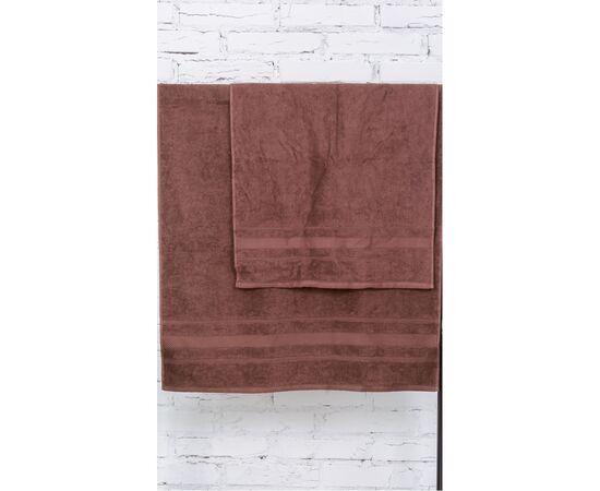 Полотенце MirSon набор банный №5071 Elite SoftNess Brown 50х90, 70х140 (2200003183092), изображение 3