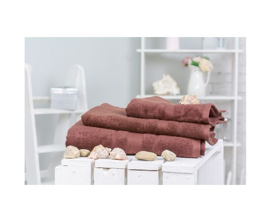Полотенце MirSon набор банный №5071 Elite SoftNess Brown 50х90, 70х140, 100х1 (2200003960914), изображение 2 Полотенце MirSon набор банный №5071 Elite SoftNess Brown 50х90, 70х140, 100х1 (2200003960914), изображение 2