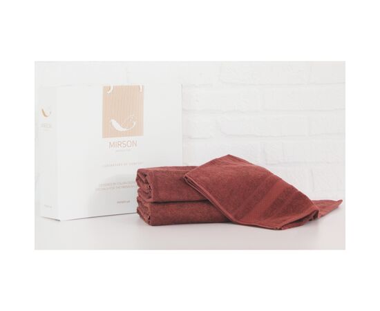 Рушник MirSon набір банний 5071 Elite SoftNess Brown 50х90, 70х140, 100х15 (2200003960914)