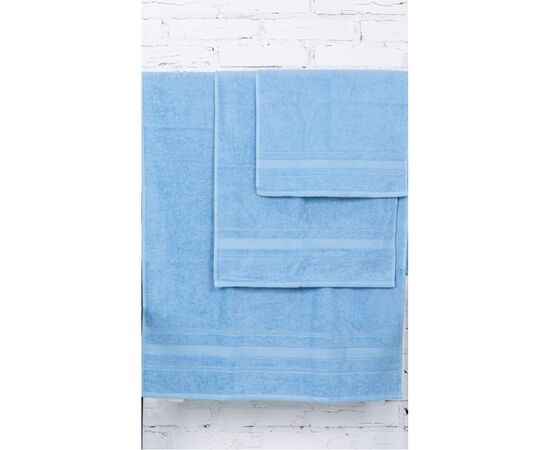 Полотенце MirSon набор банных №5072 Elite SoftNess Cornflower 50х90, 70х140, (2200003960921), изображение 3