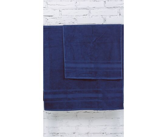 Полотенце MirSon набор банных №5073 Elite SoftNess Darkblue 50х90, 70х140 (2200003183115), изображение 3