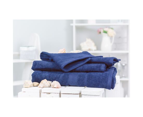 Полотенце MirSon набор банных №5073 Elite SoftNess Darkblue 40х70, 50х90, 70х (2200003975659), изображение 2 Полотенце MirSon набор банных №5073 Elite SoftNess Darkblue 40х70, 50х90, 70х (2200003975659), изображение 2