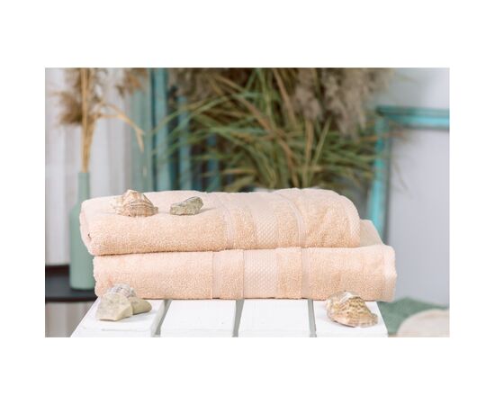 Полотенце MirSon набор банных №5075 Elite SoftNess Ivory 50х90, 70х140 (2200003183139), изображение 2 Полотенце MirSon набор банных №5075 Elite SoftNess Ivory 50х90, 70х140 (2200003183139), изображение 2