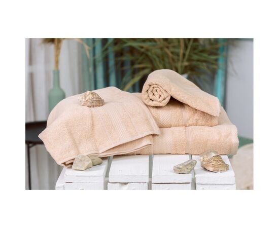 Полотенце MirSon набор банных №5075 Elite SoftNess Ivory 40х70, 50х90, 70х140 (2200003975673), изображение 2 Полотенце MirSon набор банных №5075 Elite SoftNess Ivory 40х70, 50х90, 70х140 (2200003975673), изображение 2