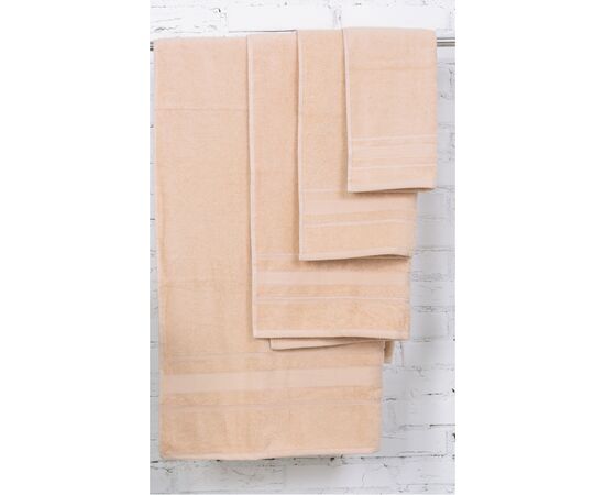 Полотенце MirSon набор банных №5075 Elite SoftNess Ivory 40х70, 50х90, 70х140 (2200003975673), изображение 3 Полотенце MirSon набор банных №5075 Elite SoftNess Ivory 40х70, 50х90, 70х140 (2200003975673), изображение 3