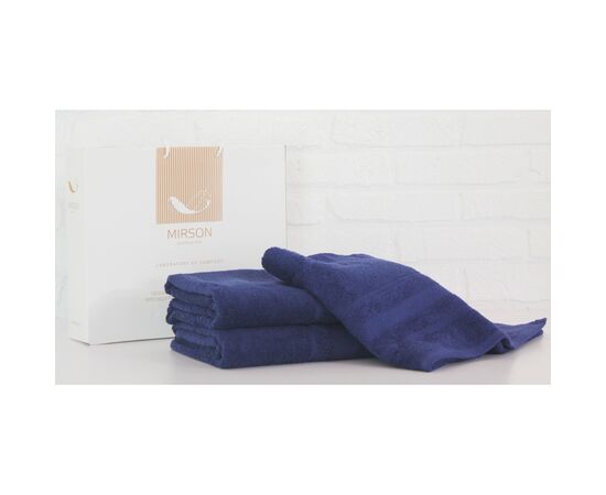 Полотенце MirSon набор банных №5076 Elite SoftNess Kingblue 50х90, 70х140, 10 (2200003960969)