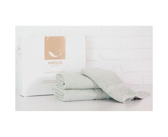Полотенце MirSon набор банных №5078 Elite SoftNess Menthol 50х90, 70х140, 100 (2200003960983)