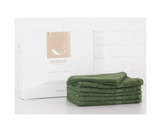 Рушник MirSon набір банних 5079 Elite SoftNess Military 70х140 6 шт (2200003524192)