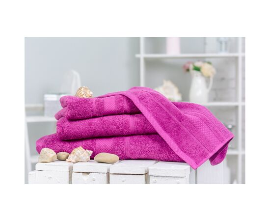 Полотенце MirSon набор банных №5081 Elite SoftNess Plum 40х70, 50х90, 70х140, (2200003975734), изображение 2