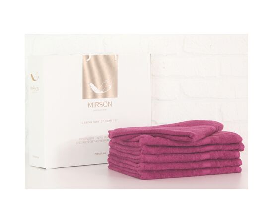 Полотенце MirSon набор банных №5081 Elite SoftNess Plum 70х140 6 шт (2200003524215)