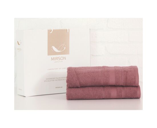 Полотенце MirSon набор банных №5083 Elite SoftNess Violet 50х90, 70х140 (2200003960877)