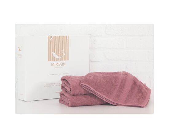 Полотенце MirSon набор банных №5083 Elite SoftNess Violet 50х90, 70х140, 100х (2200003182897)