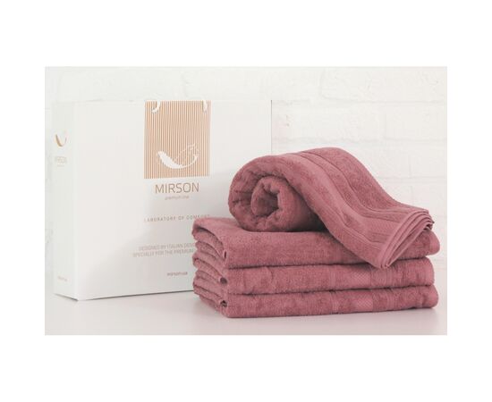 Полотенце MirSon набор банных №5083 Elite SoftNess Violet 40х70, 50х90, 70х14 (2200003183535)