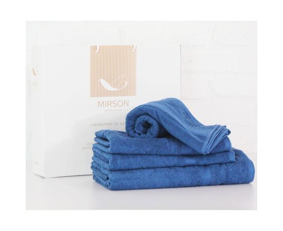 Рушник MirSon набір банних №5085 Elite SoftNess Blueberry 40х70,50х90,70х1 (2200003183559)