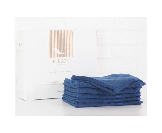Рушник MirSon набір банних №5085 Elite SoftNess Blueberry 70х140 6 шт (2200003524253)