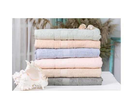 Полотенце MirSon набор банных №5086 Elite SoftNes Shine 70х140 6 шт (2200003181135), изображение 2