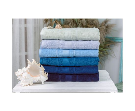 Полотенце MirSon набор банных №5087 Elite SoftNes Azure 50х90 6 шт (2200003960822), изображение 2 Полотенце MirSon набор банных №5087 Elite SoftNes Azure 50х90 6 шт (2200003960822), изображение 2