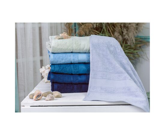 Полотенце MirSon набор банных №5087 Elite SoftNes Azure 50х90 6 шт (2200003960822), изображение 3 Полотенце MirSon набор банных №5087 Elite SoftNes Azure 50х90 6 шт (2200003960822), изображение 3