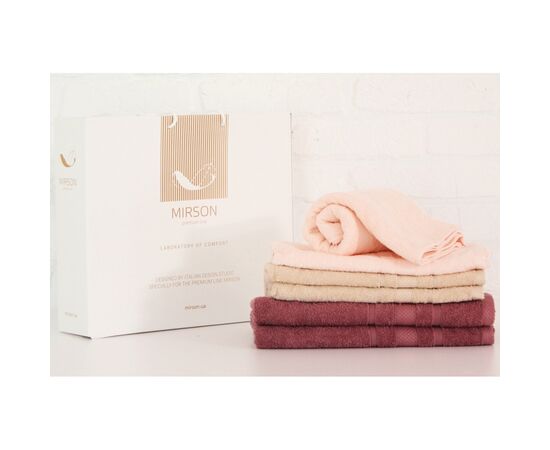 Полотенце MirSon набор банных №5091 Elite SoftNes Wonder 70х140 6 шт (2200003525656)