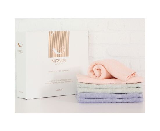 Полотенце MirSon набор банных №5092 Elite SoftNes Dalliance 70х140 6 шт (2200003525663)