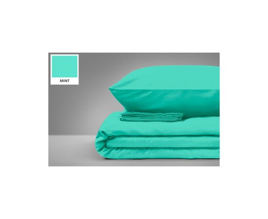 Простынь MirSon Бязь Premium 11-2208 Mint 150х220 см (2200000953872)