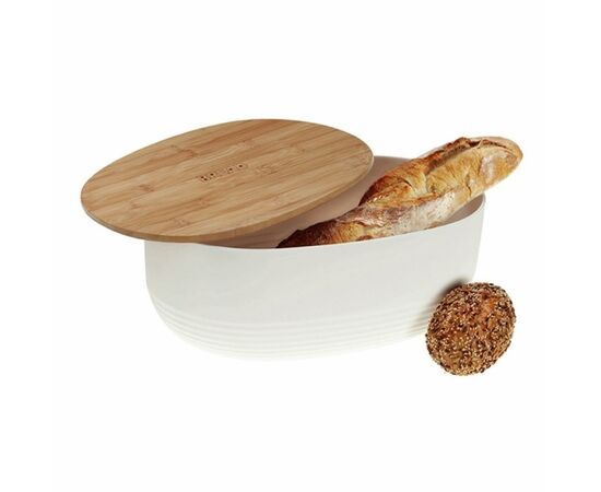 Хлебница Kela Namur White 37,5х23х14 см (12060), изображение 3