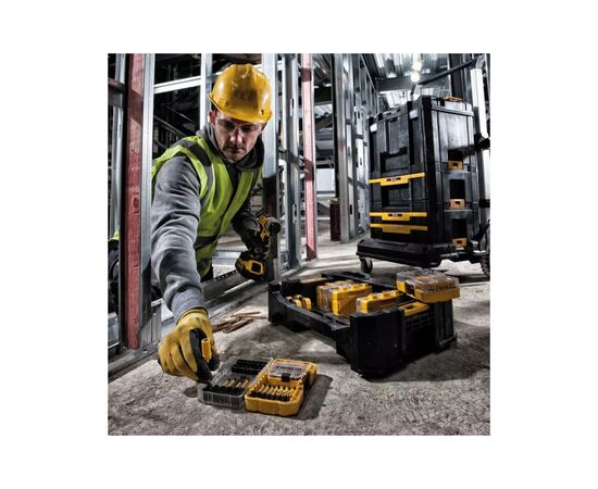 Ящик для инструментов DeWALT для хранения наборов в кейсах TOUGH CASE по заворачиванию и (DT70716), изображение 5 Ящик для инструментов DeWALT для хранения наборов в кейсах TOUGH CASE по заворачиванию и (DT70716), изображение 5