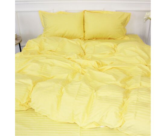 Постельное белье MirSon SatinStripe 30-0003IntenseYellow 143х210 Семейный (2200005248225)