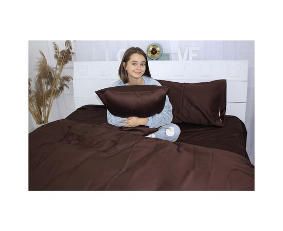 Простынь MirSon Cacao 0211 220х240 см (2200000674432), изображение 3 Простынь MirSon Cacao 0211 220х240 см (2200000674432), изображение 3