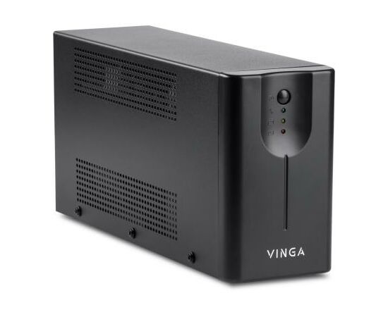 Источник бесперебойного питания Vinga LED 2000VA metall case (VPE-2000M), изображение 2 Источник бесперебойного питания Vinga LED 2000VA metall case (VPE-2000M), изображение 2