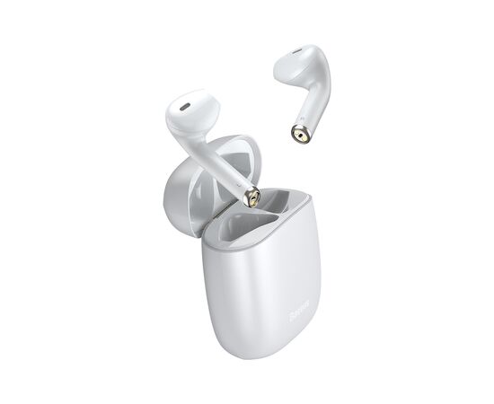 Навушники Baseus Encok TWS W04 White (NGW04-02), зображення 2 Навушники Baseus Encok TWS W04 White (NGW04-02), зображення 2