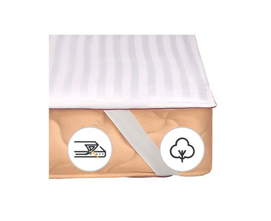 Наматрасник MirSon DeLuxe Cotton 4090 70x130 см (2200000142344) Наматрасник MirSon DeLuxe Cotton 4090 70x130 см (2200000142344)