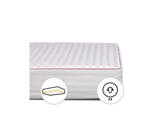 Наматрасник MirSon DeLuxe Woollen 481 180x200 см (2200000142306)