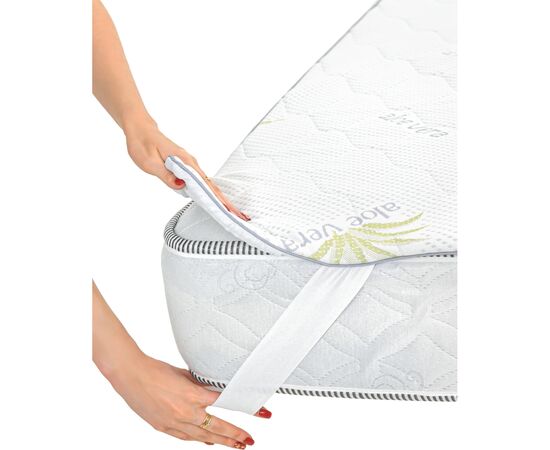 Наматрасник MirSon №1003 Alberto Eco Aloe Vera 70х190 см (2200001490024), изображение 6 Наматрасник MirSon №1003 Alberto Eco Aloe Vera 70х190 см (2200001490024), изображение 6