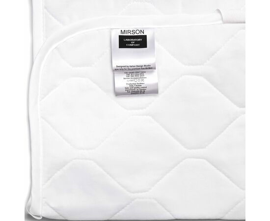 Наматрасник MirSon № 964 Natural Line Стандарт Cotton Aloe Vera 80x160 см (2200000834607), изображение 5 Наматрасник MirSon № 964 Natural Line Стандарт Cotton Aloe Vera 80x160 см (2200000834607), изображение 5