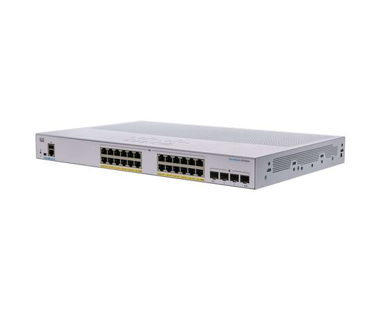 Комутатор мережевий Cisco CBS350-24P-4X-EU