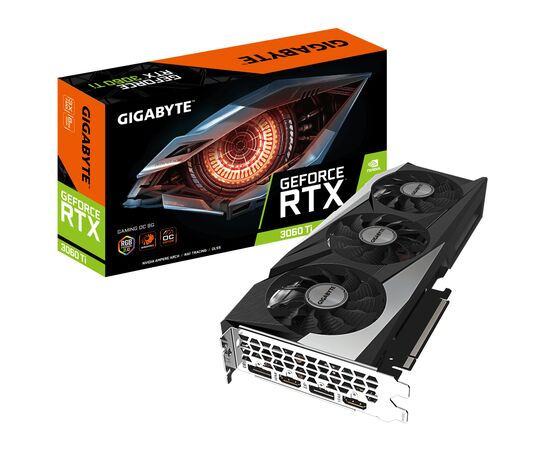 Відеокарта GIGABYTE GeForce RTX3060Ti 8Gb GAMING OC 2.0 LHR (GV-N306TGAMING OC-8GD 2.0)