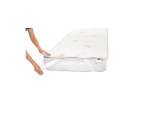 Наматрасник MirSon №1045 Alberto Тенсель (Modal) Aloe Vera 120х200 см (2200001507777), изображение 8